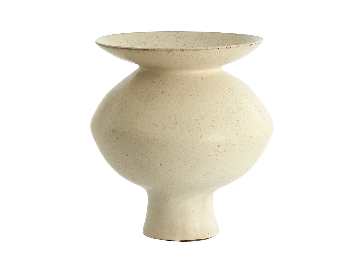 Vase AJUDA - Ø31x33,5cm - Blanc