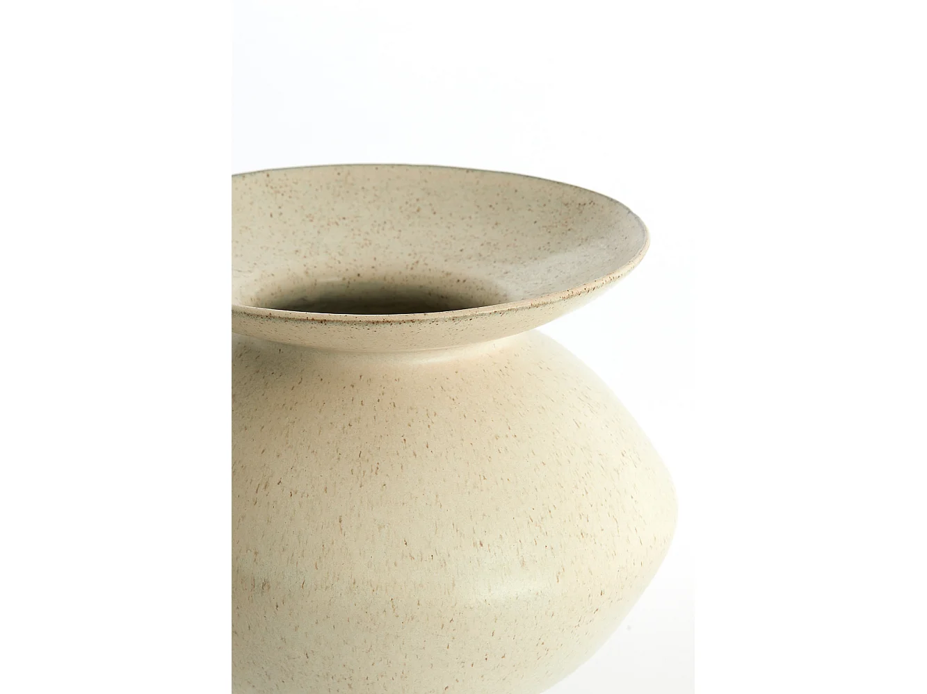 Vase AJUDA - Ø31x33,5cm - Blanc