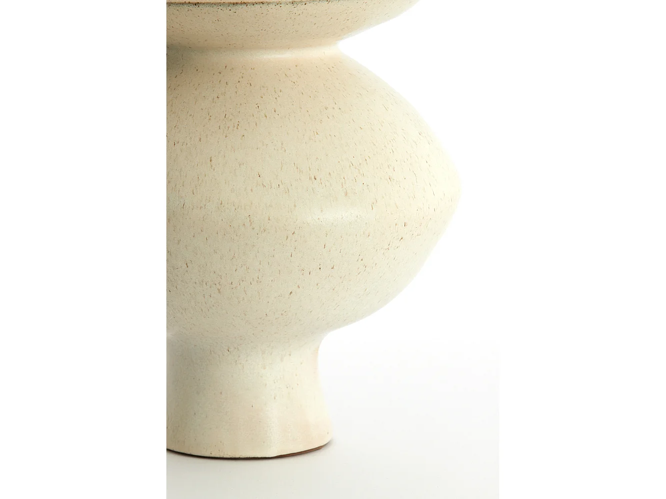 Vase AJUDA - Ø31x33,5cm - Blanc