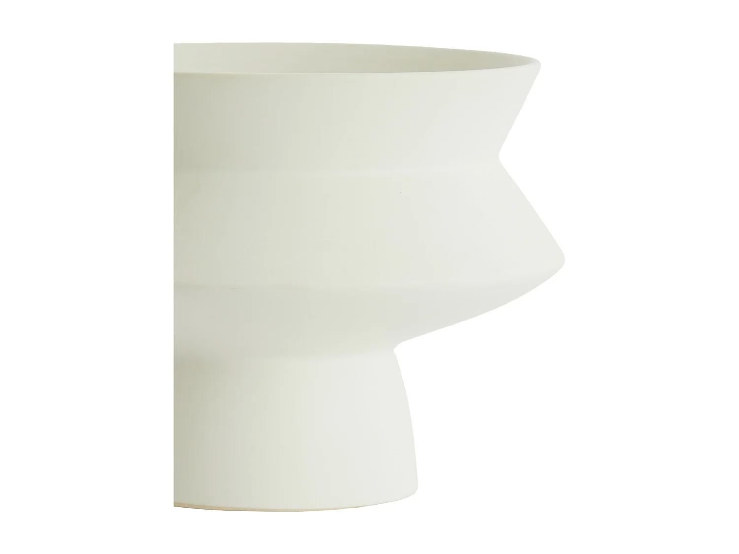 Vase VICENTO - Ø31,5x23,5cm - Blanc