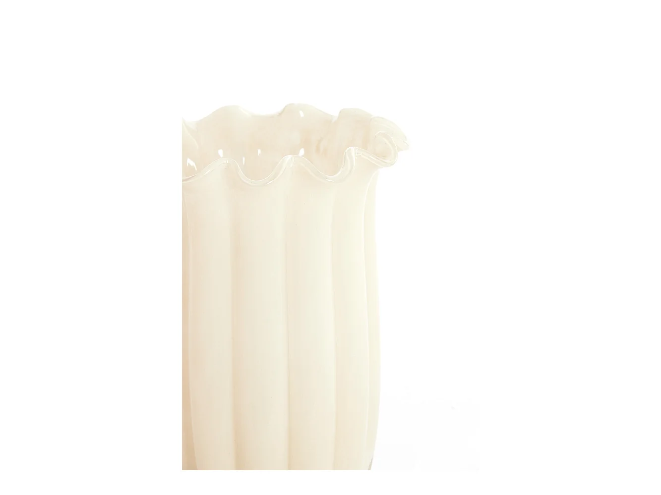 Vase SEDONA - Ø23,5x38cm - Blanc