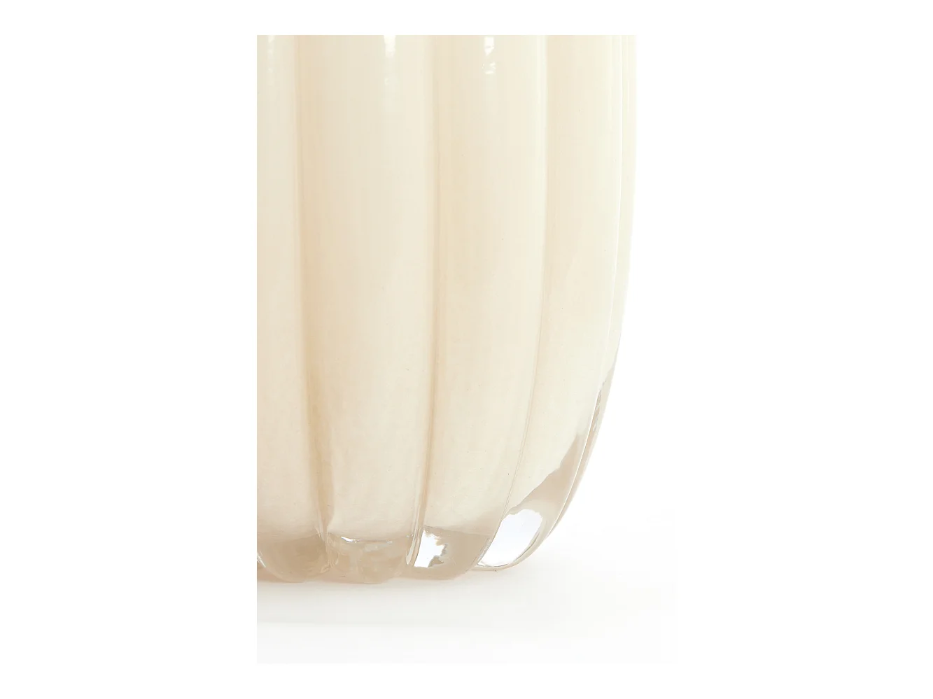 Vase SEDONA - Ø23,5x38cm - Blanc