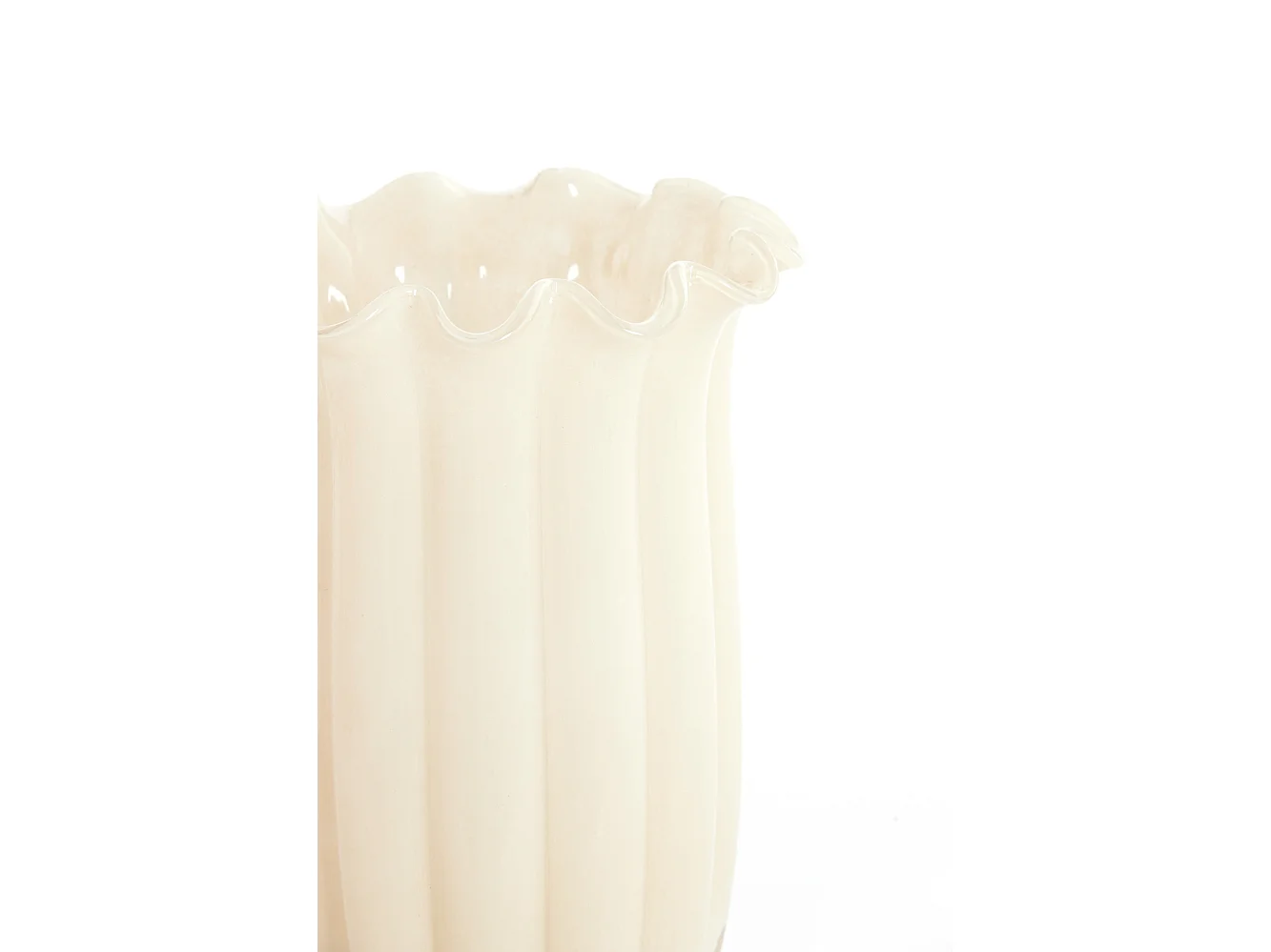 Jarrón SEDONA - Ø23,5x38cm - Blanco