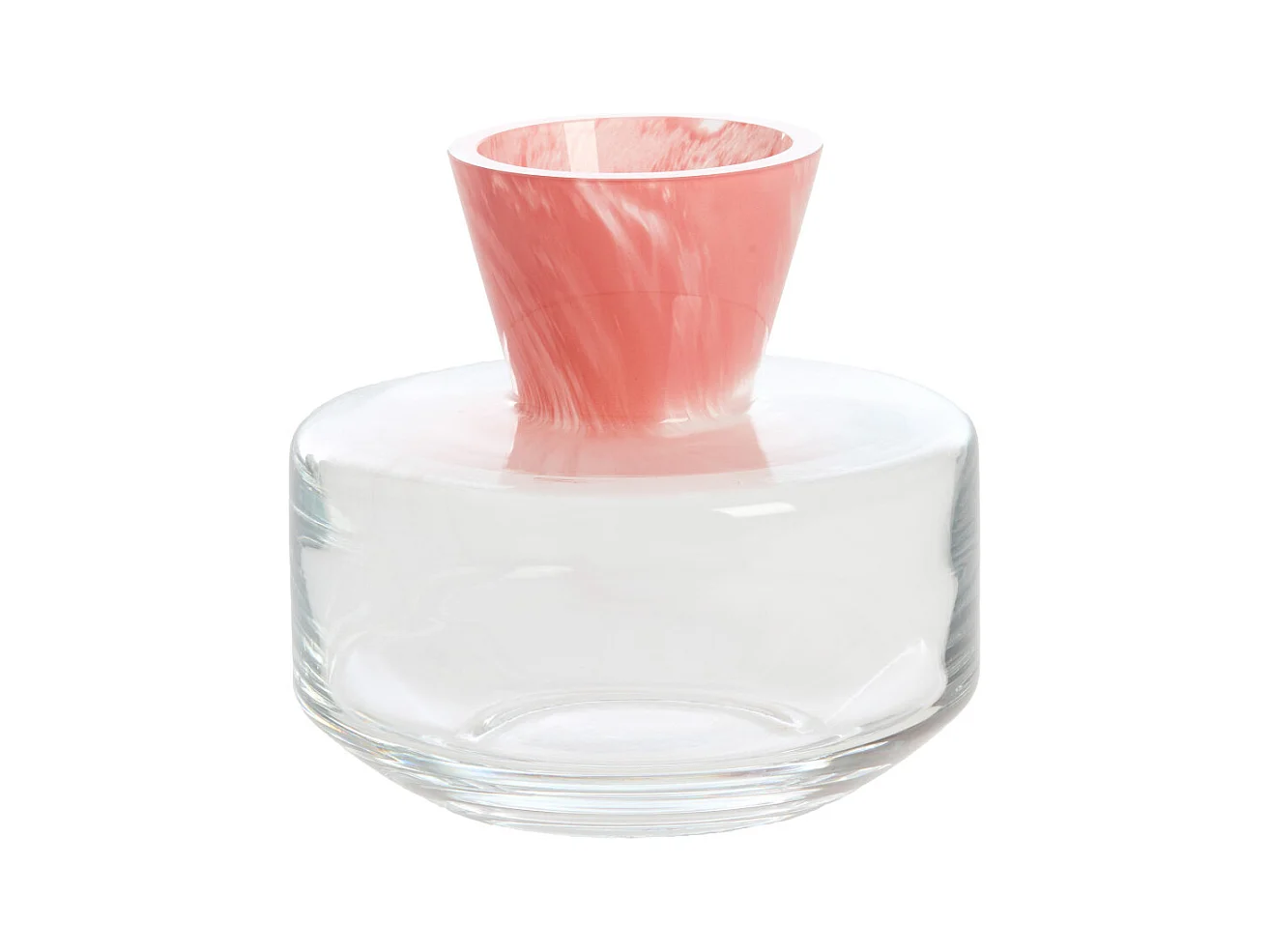 Vase VARELA - Ø21x20cm - Rose