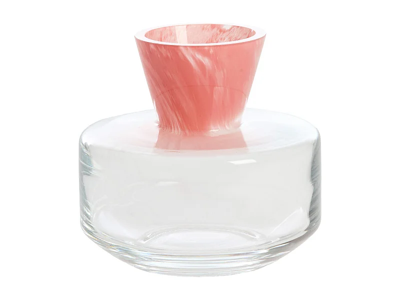 Vase VARELA - Ø21x20cm - Rose