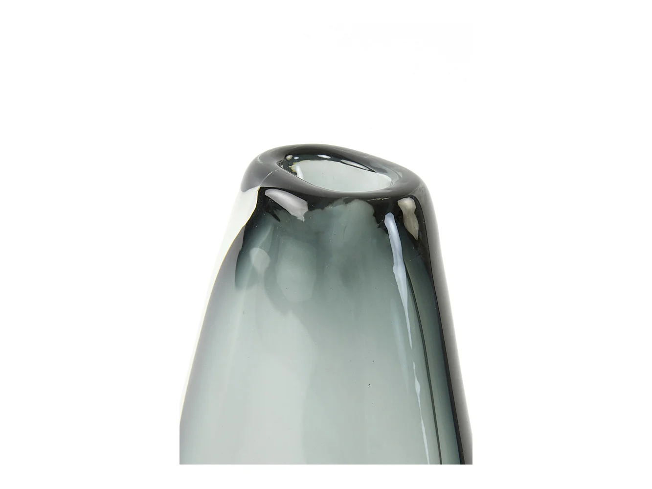 Vase CALLA - 17x8x31,5cm - Gris
