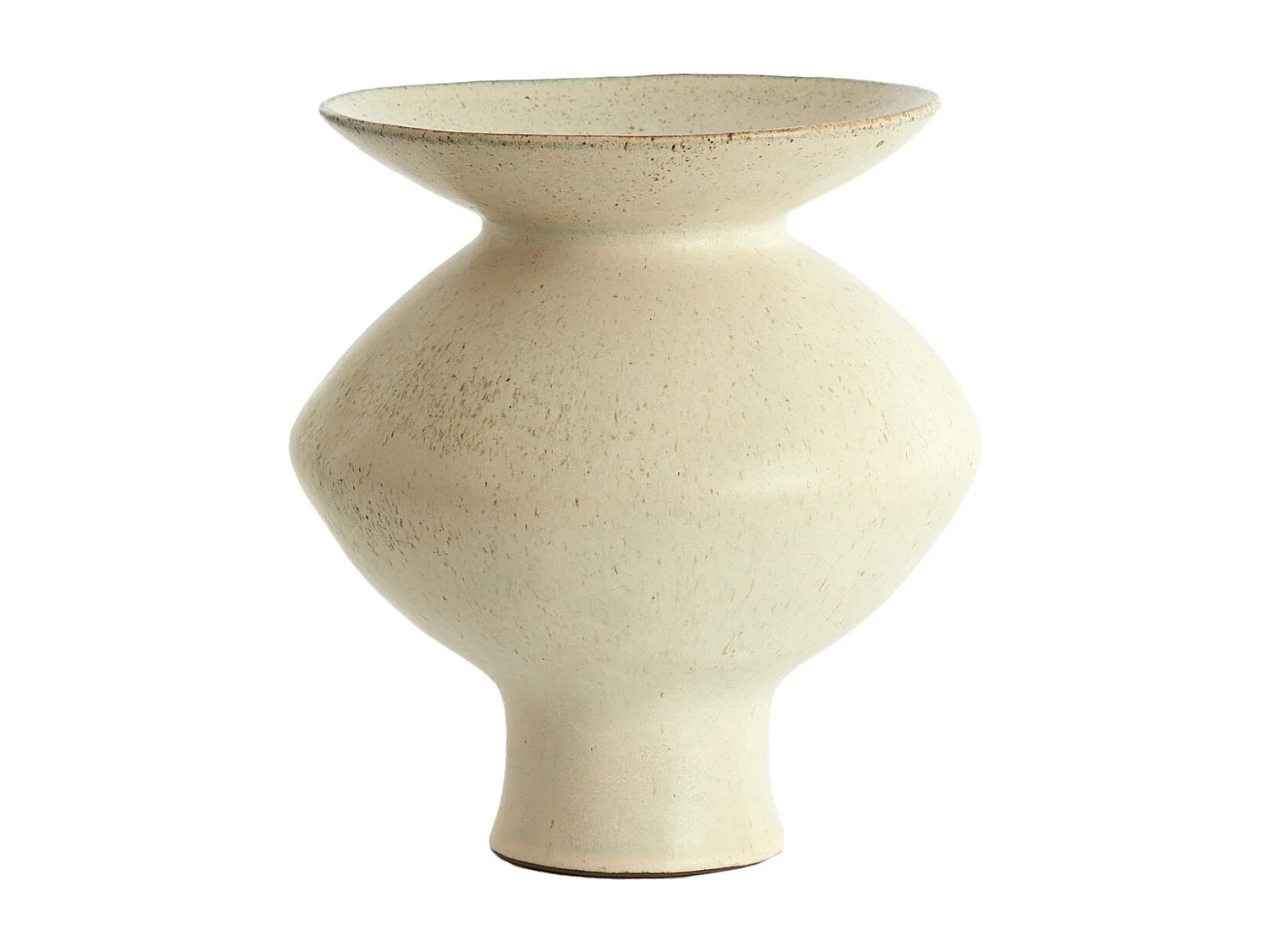 Vase AJUDA - Ø25,5x29cm - Blanc