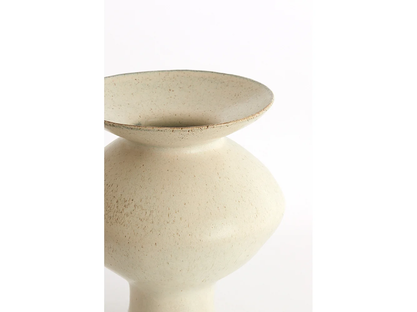 Vase AJUDA - Ø25,5x29cm - Blanc
