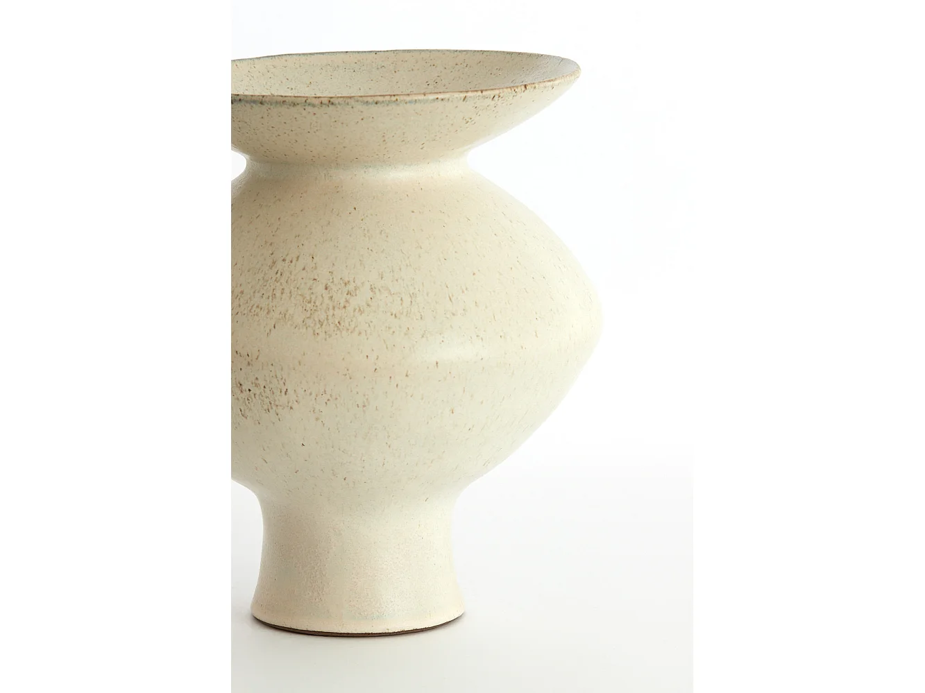 Vase AJUDA - Ø25,5x29cm - Blanc