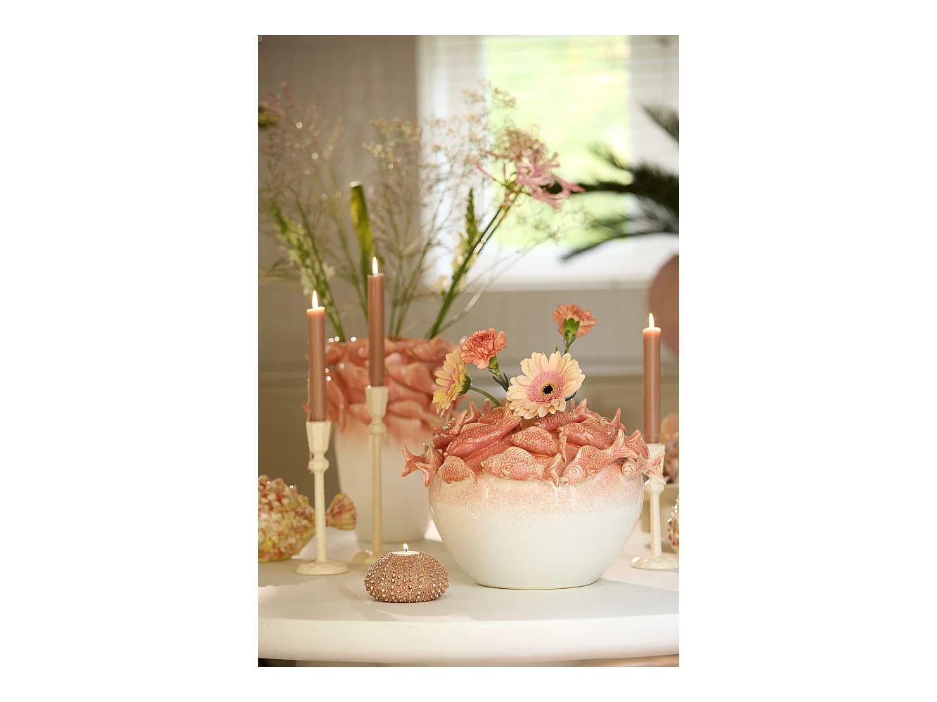 Vase FISH - Ø40x27cm - Rouge