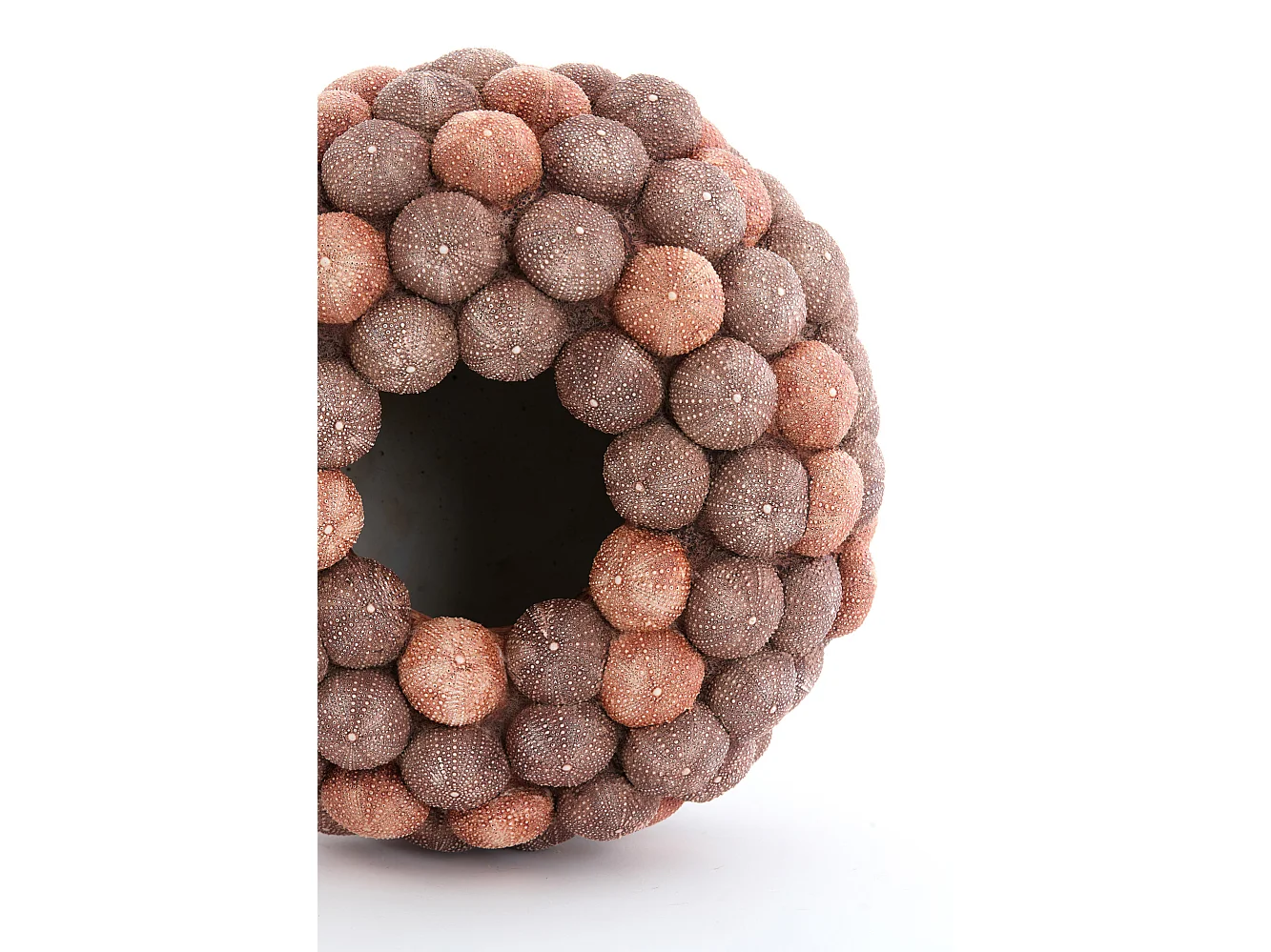 Vase OURSIN - Ø40x23,5cm - Rouge