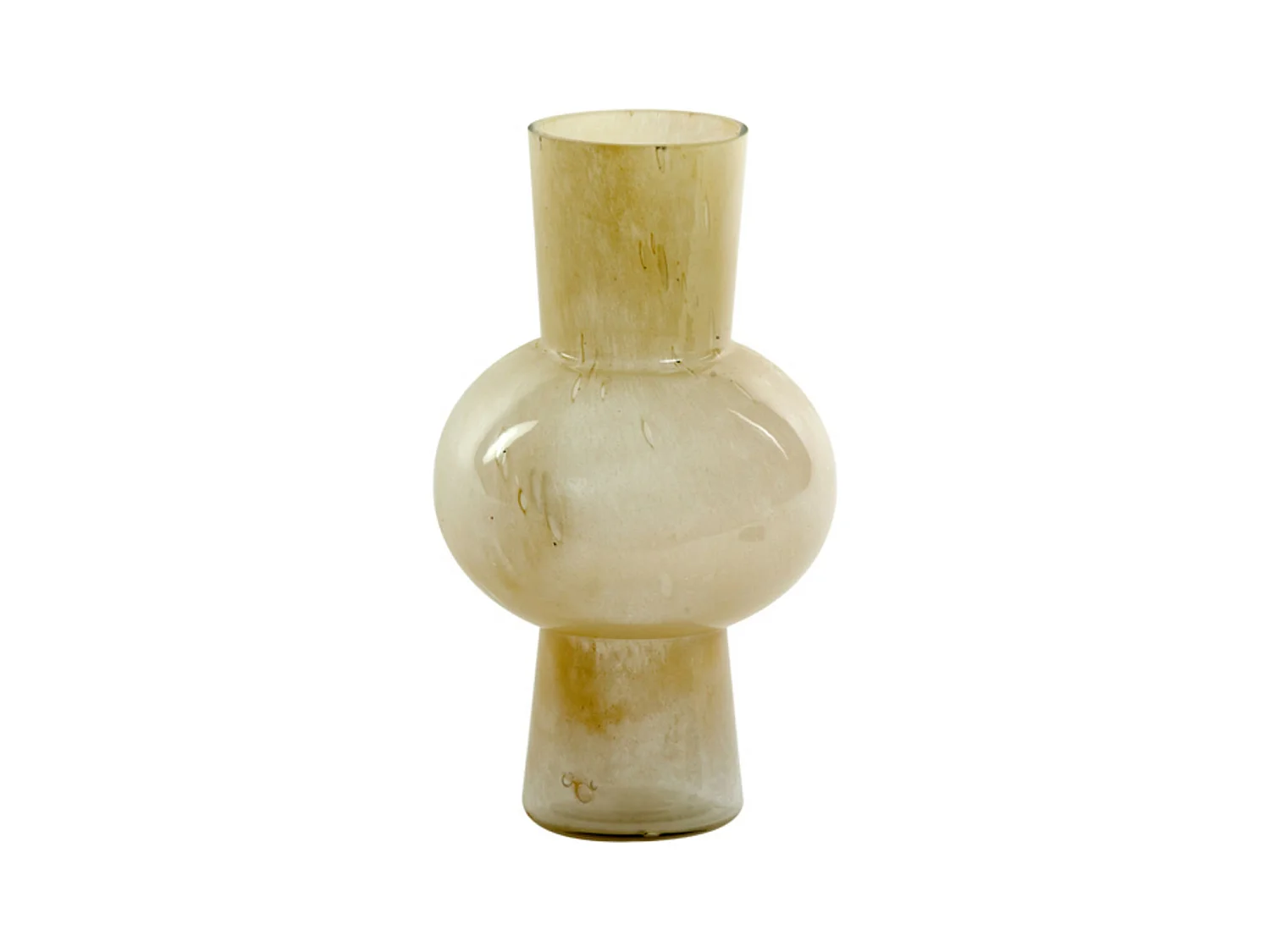 Vase HALLEY - Ø18x28,5cm - Marron