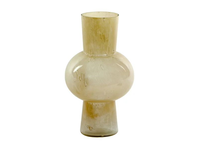 Vase HALLEY - Ø18x28,5cm - Marron