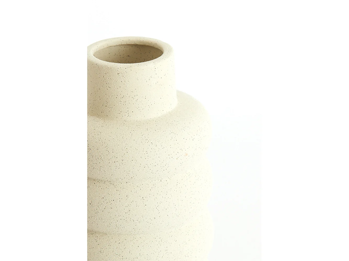Vase TRIORA - Ø20x42cm - Blanc