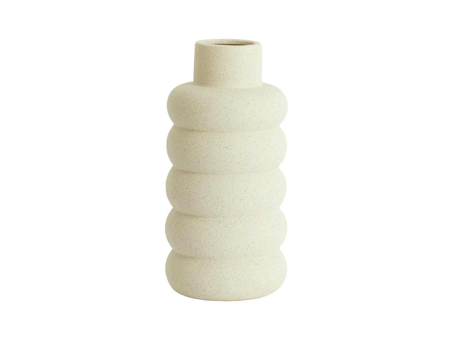 Vase TRIORA - Ø20x42cm - Blanc