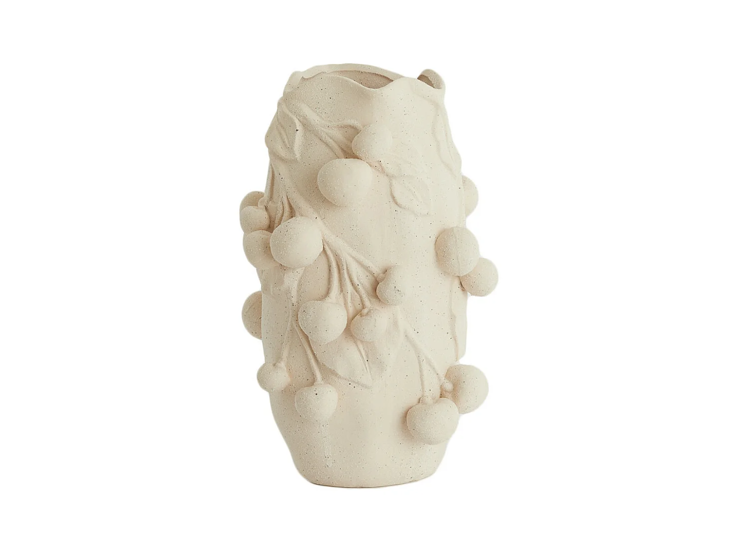 Vase CHERRY - 30x28x45cm - Blanc