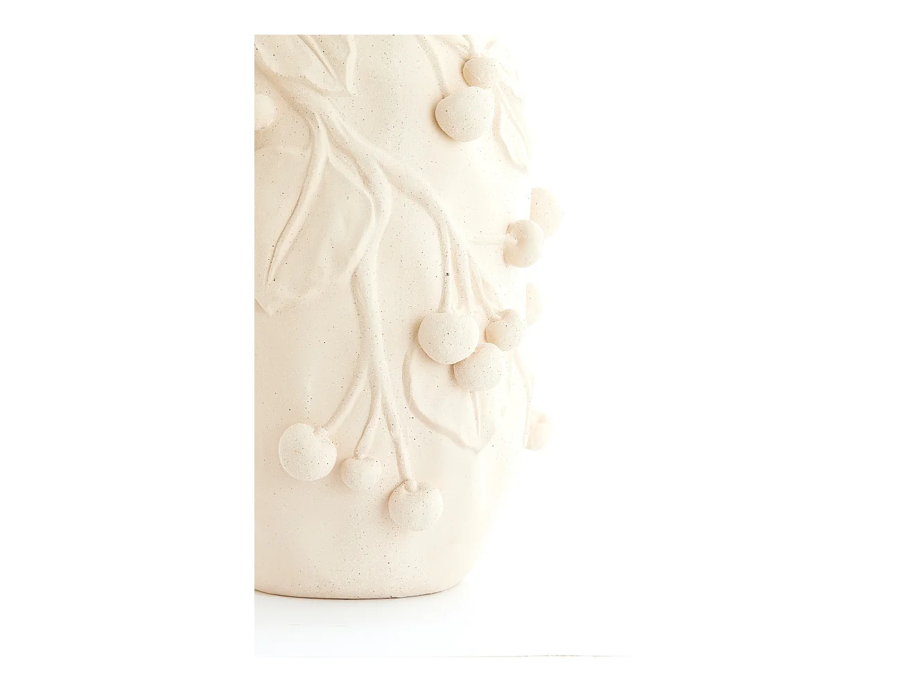 Vase CHERRY - 30x28x45cm - Blanc