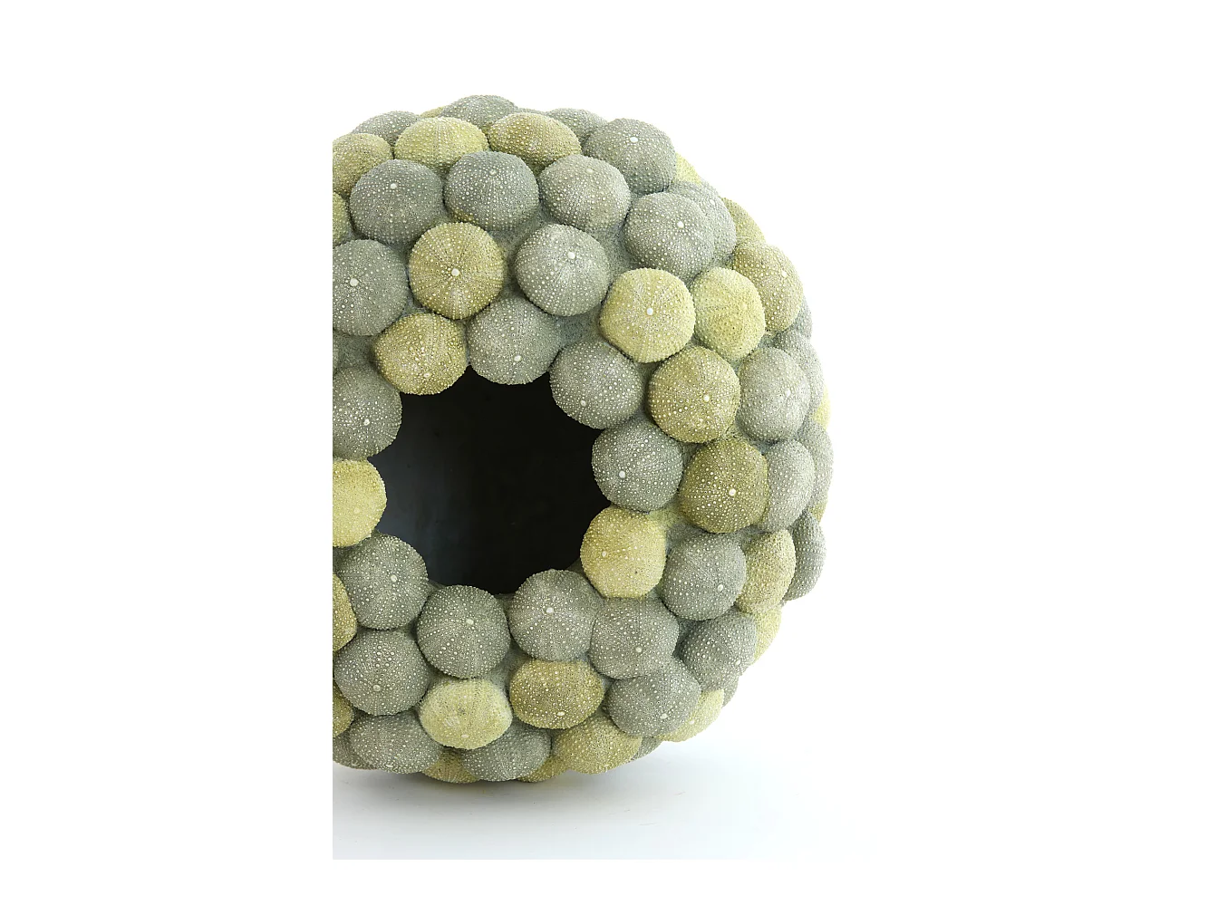 Vase OURSIN - Ø40x23,5cm - Vert