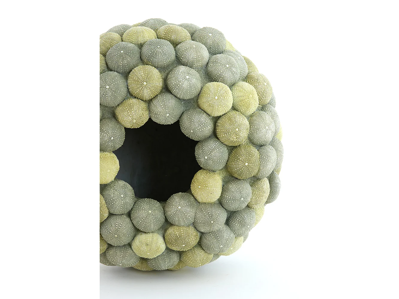 Vase OURSIN - Ø40x23,5cm - Vert