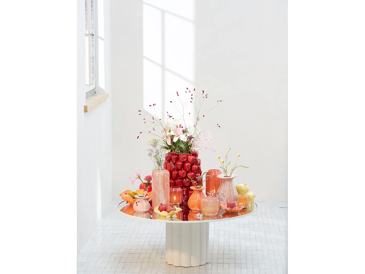 Vase BELLPEPPER - 35x33x47cm - Rouge