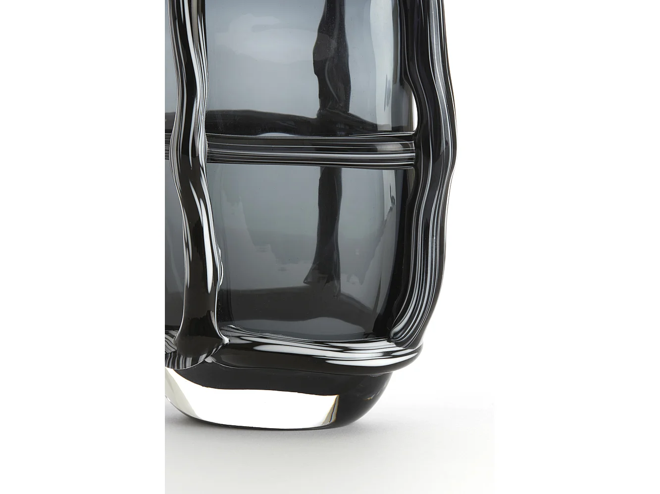 Vase ASHORO - 20,5x13x29cm - Gris