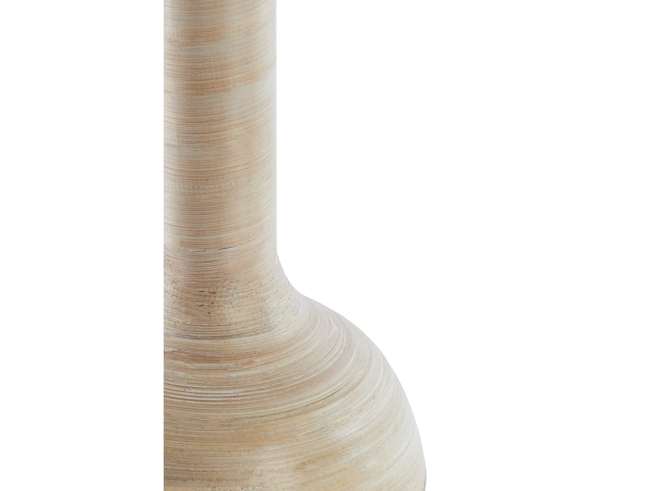 Vase TOLIMU - Ø16x48cm - Marron