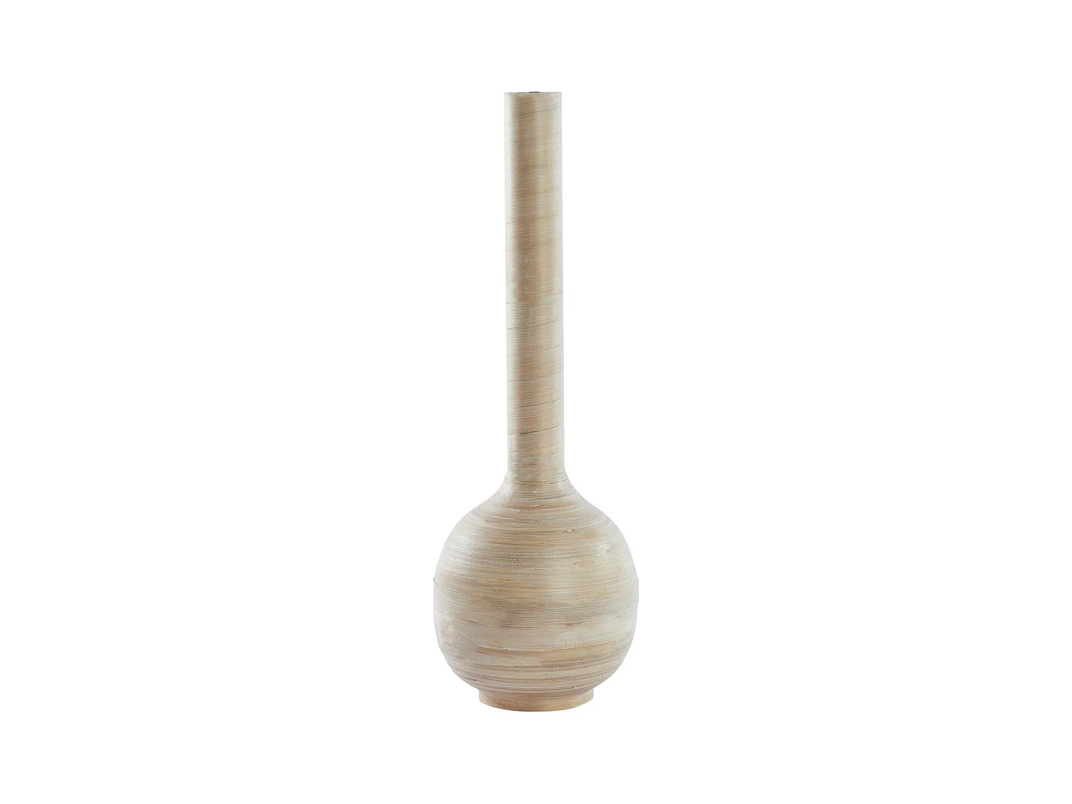 Vase TOLIMU - Ø16x48cm - Marron
