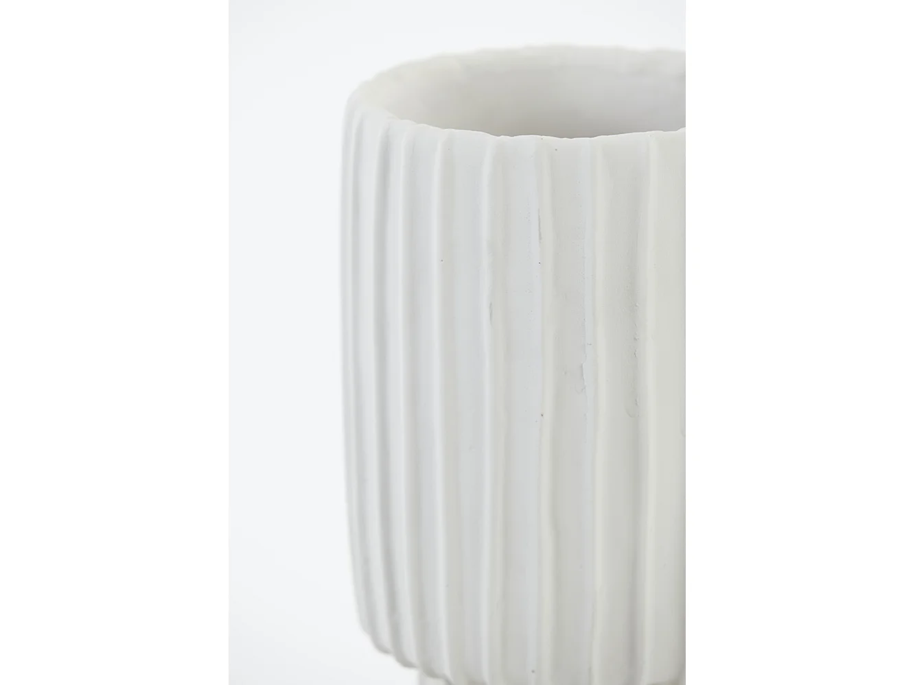 Vase MAJA - Ø17,5x40cm - Blanc