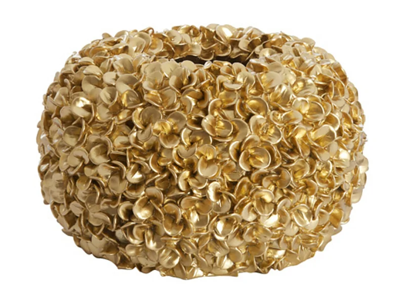 Jarrón PHYLIA - Ø38x23cm - Oro