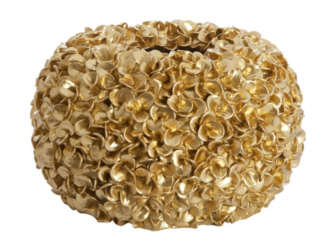 Vase PHYLIA - Ø38x23cm - Or