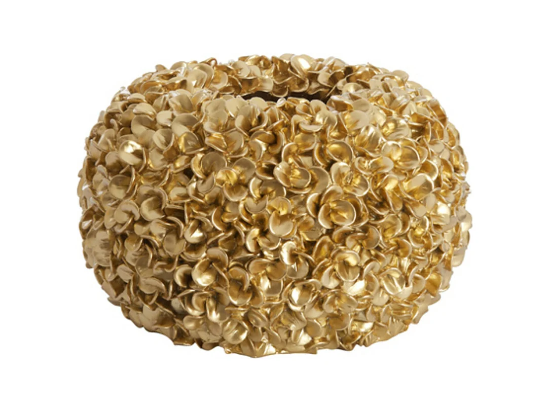 Vase PHYLIA - Ø38x23cm - Or