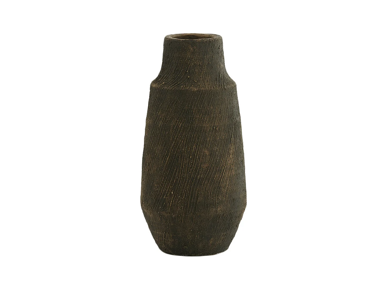 Vase KIDIRA - Ø18,5x38cm - Marron