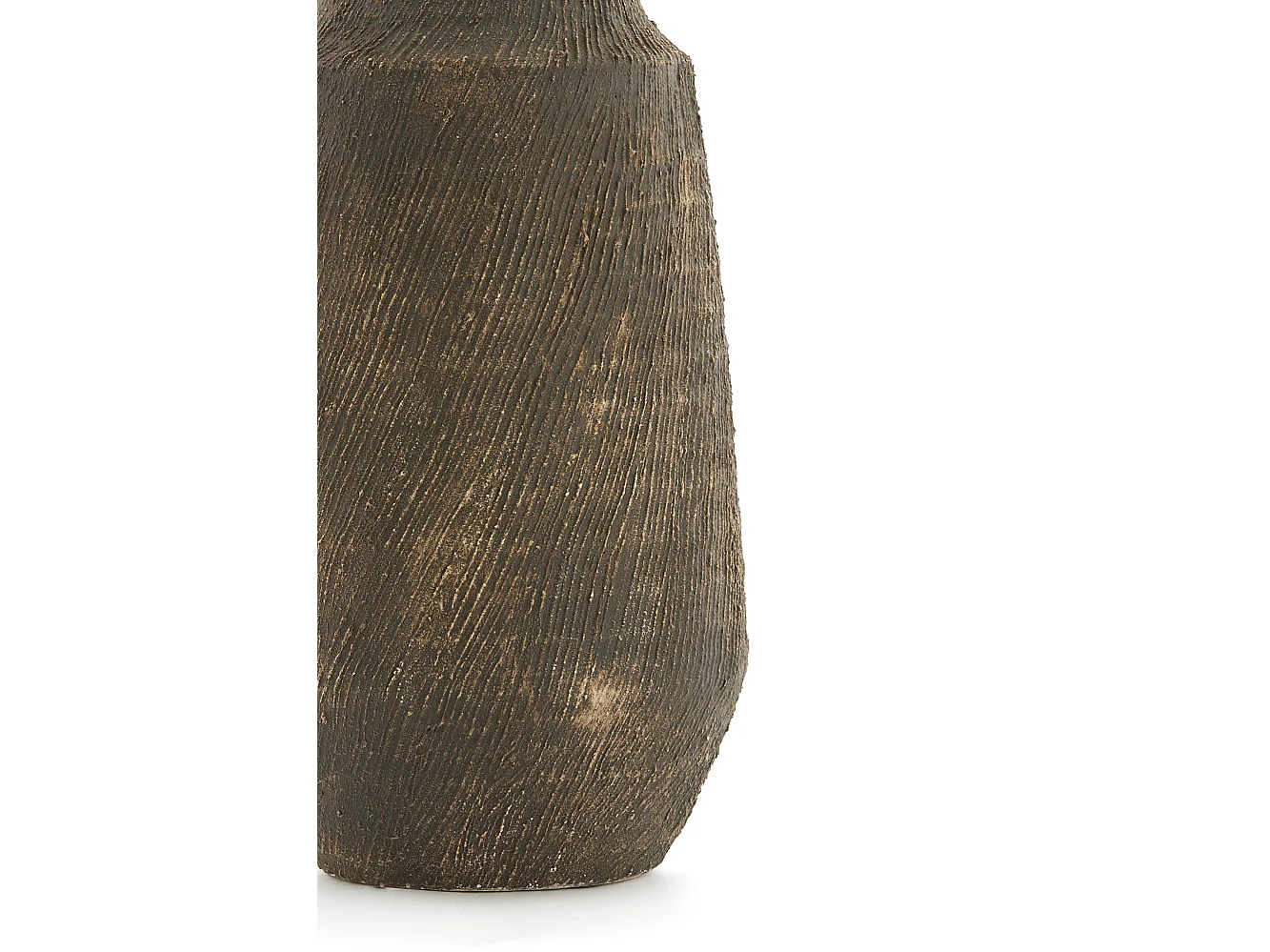 Vase KIDIRA - Ø18,5x38cm - Marron