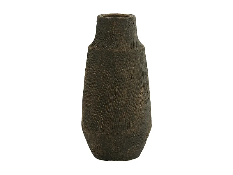 Vase KIDIRA - Ø18,5x38cm - Marron