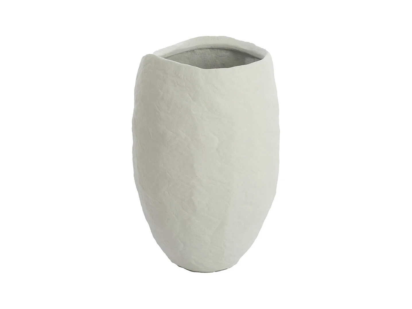 Vase TINGRI - Ø39x58cm - Blanc