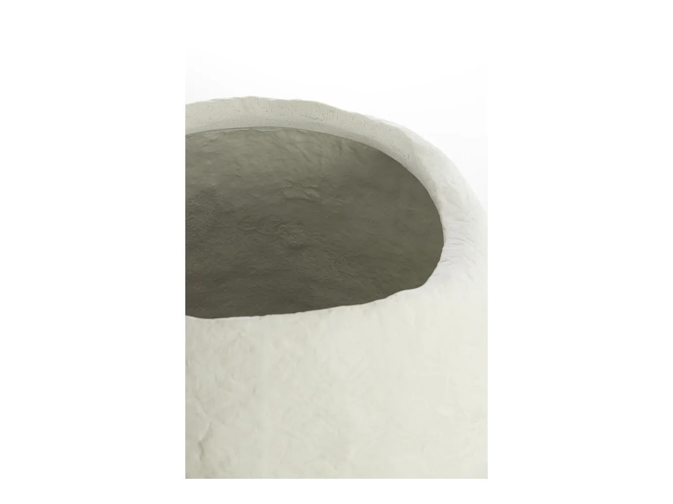 Vase TINGRI - Ø39x58cm - Blanc