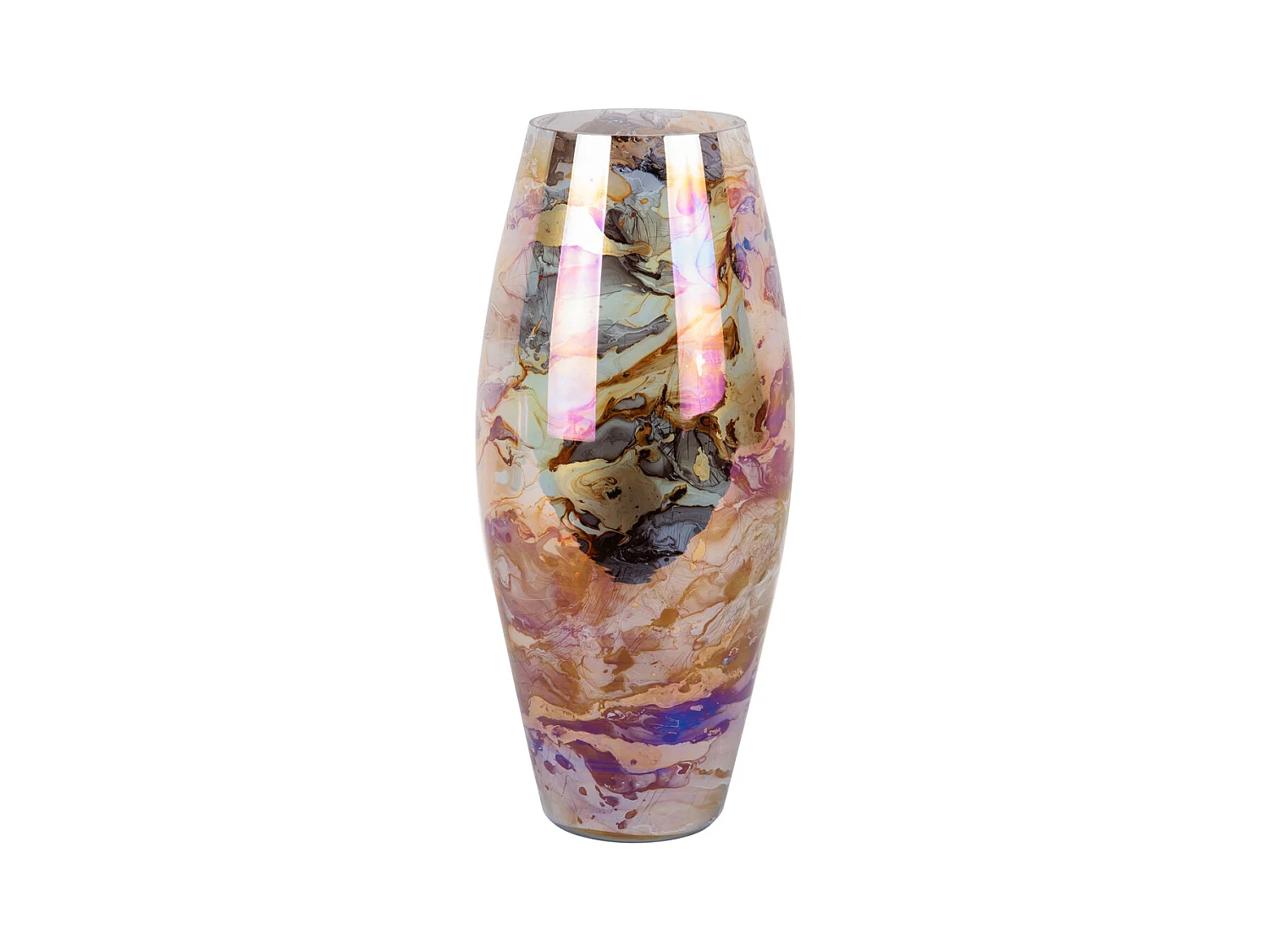 Vase Melange Cone - Marron Chocolat