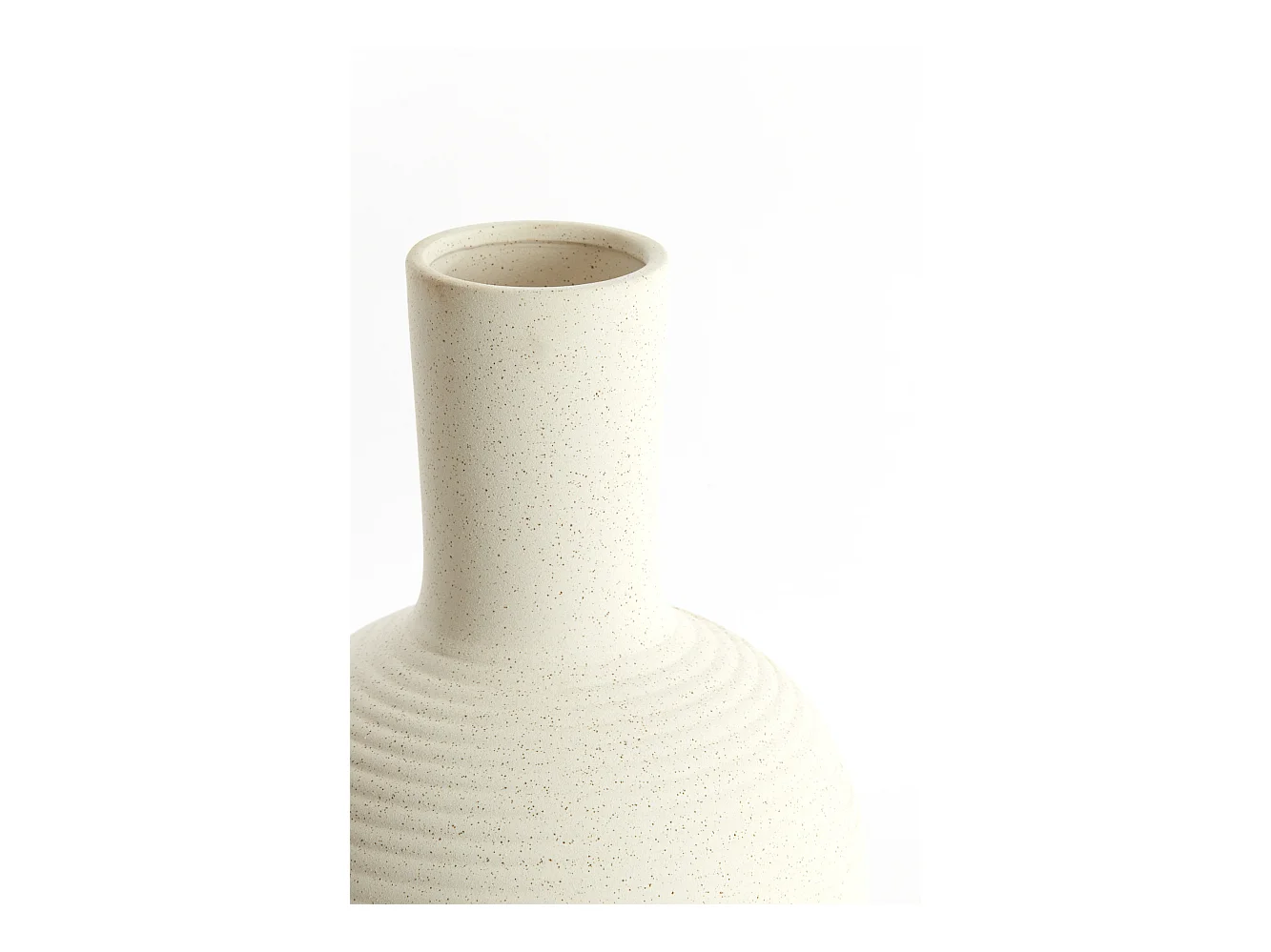 Vase ULLOA - Ø28,5x42cm - Weiß