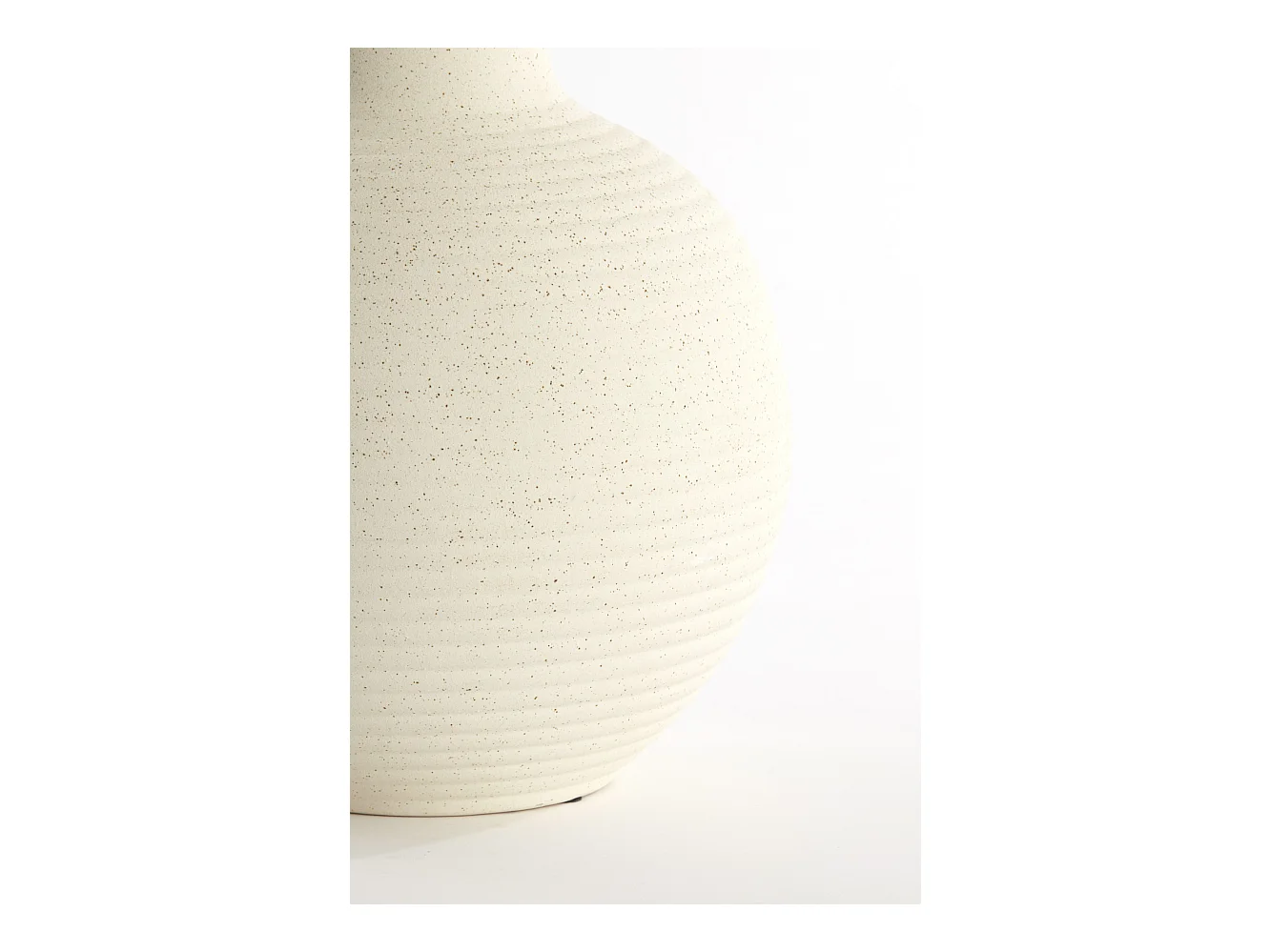Vase ULLOA - Ø28,5x42cm - Weiß