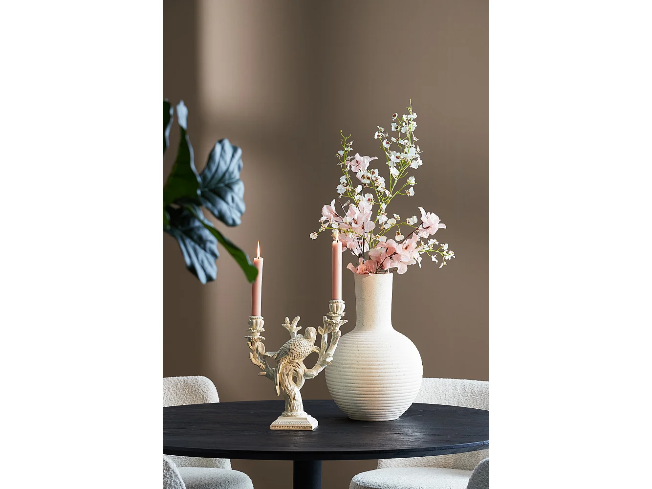 Vase ULLOA - Ø28,5x42cm - Blanc