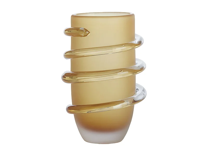 Vase ODATE - Ø16,5x25cm - Gelb