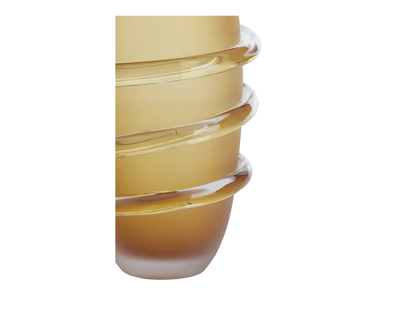 Vase ODATE - Ø16,5x25cm - Jaune