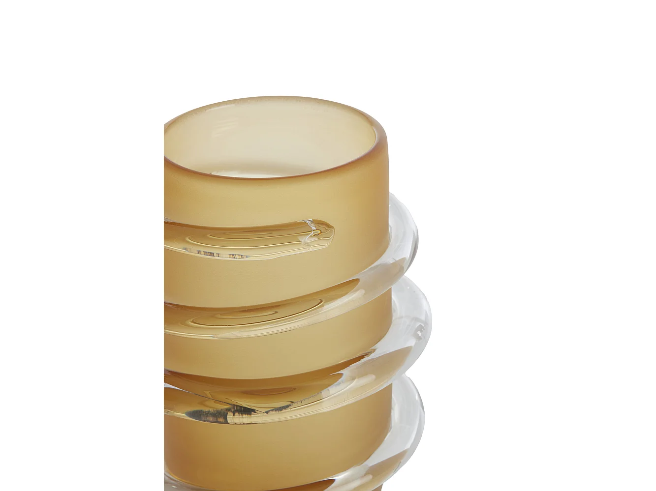 Vase ODATE - Ø16,5x25cm - Jaune