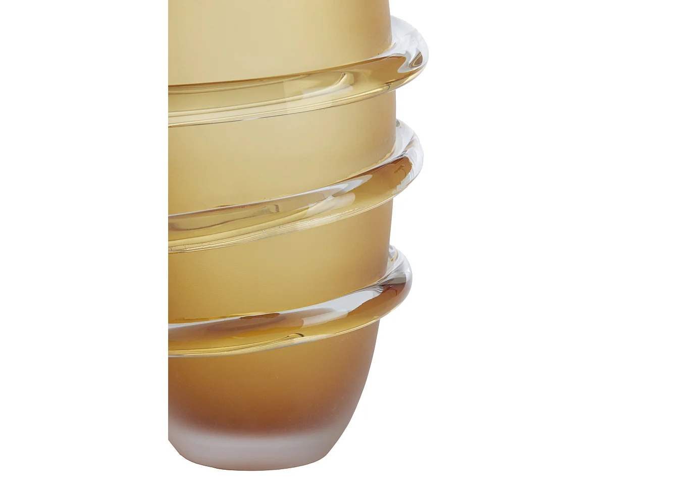 Vase ODATE - Ø16,5x25cm - Jaune