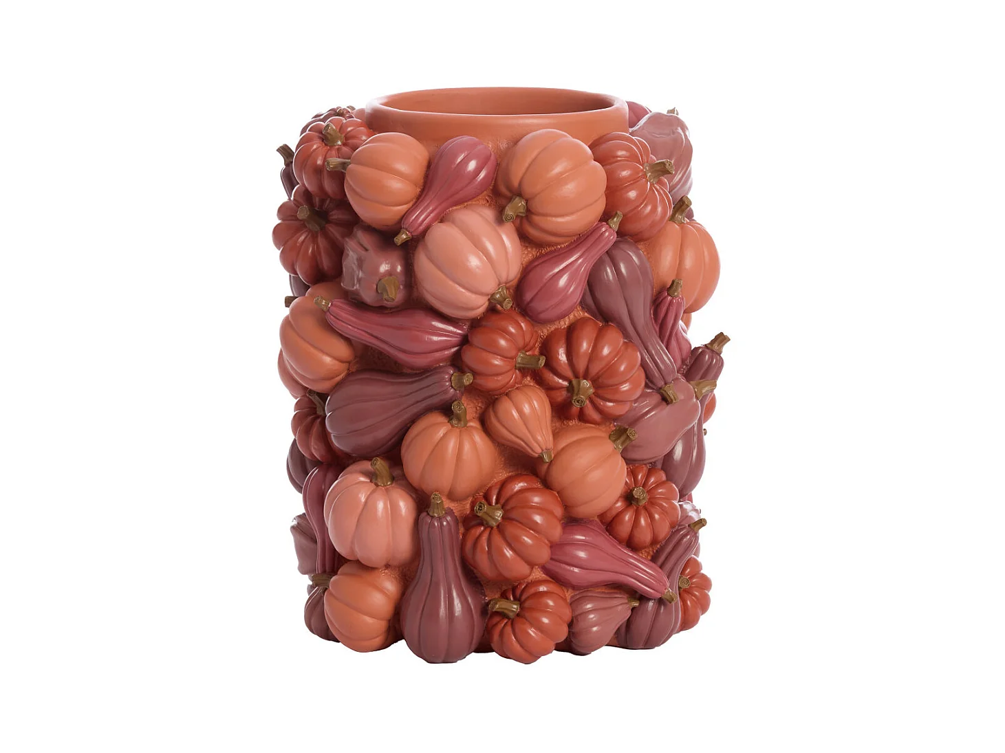 Vase CITROUILLE - Ø27,5x33cm - Rouge