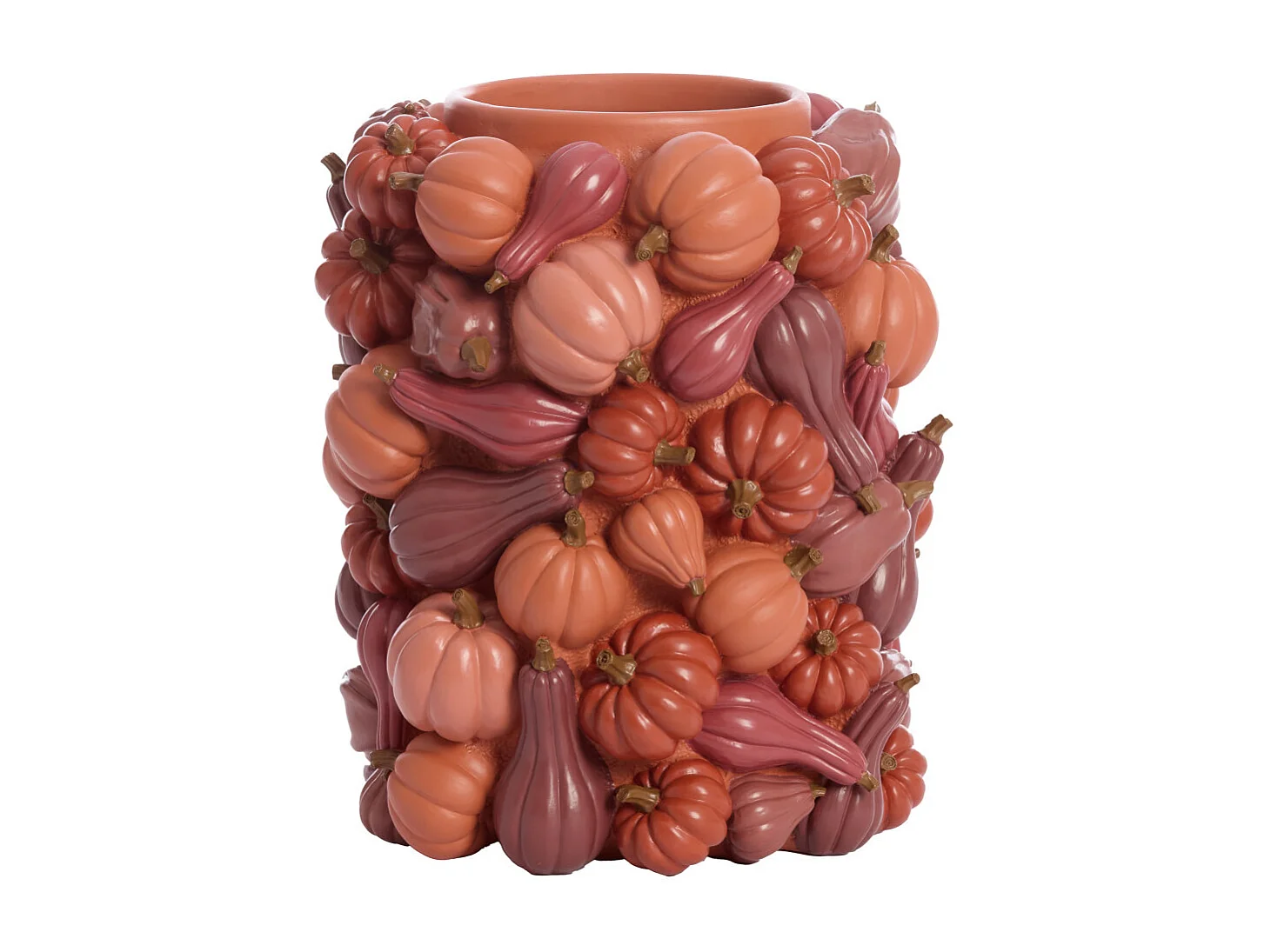 Vase CITROUILLE - Ø27,5x33cm - Rouge