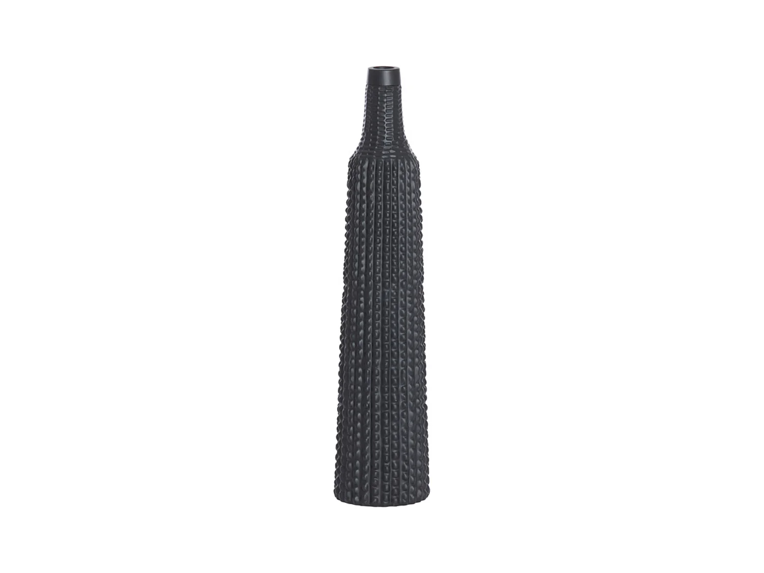 Vase ANGIRA - Ø9,5x46cm - Noir