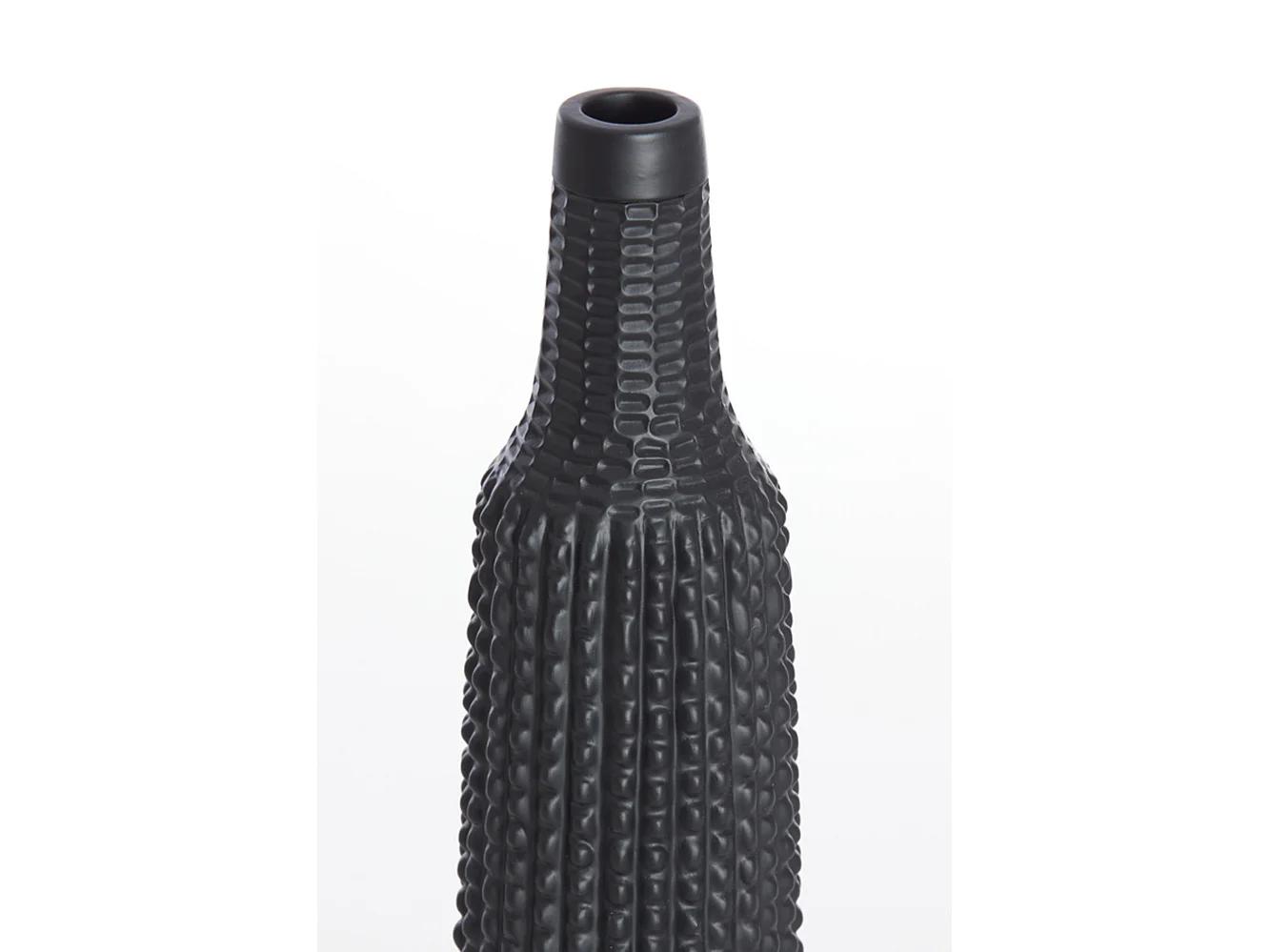 Vase ANGIRA - Ø9,5x46cm - Noir