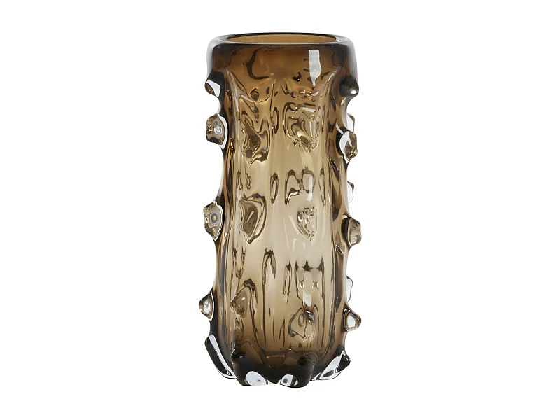 Vase TORBEN - Ø15x33,5cm - Braun