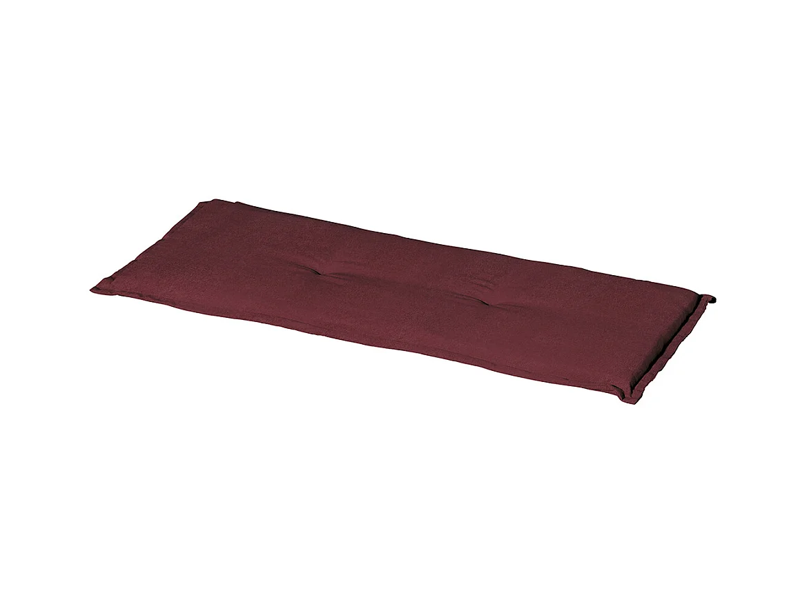 Coussin de canapé Panama bordeaux - Env. 120x48 cm